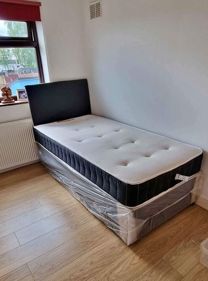 👍❤SMALL DOUBLE SIZE MATTRESS -SINGLE BED FRAME WITH MATTRESS