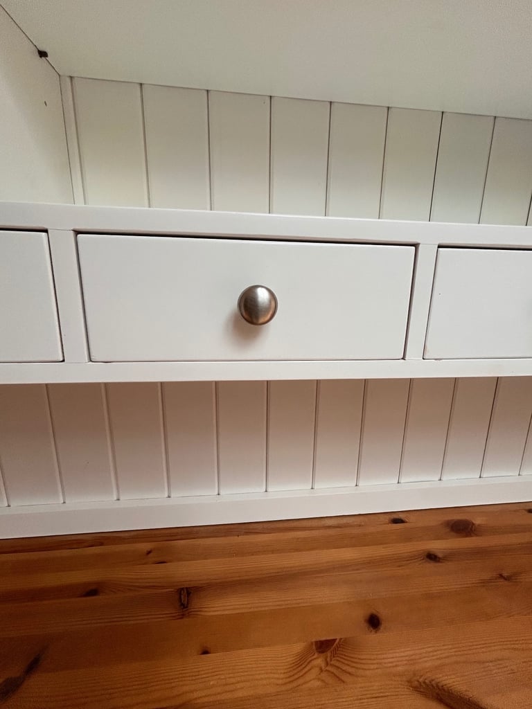 Large soft white dresser