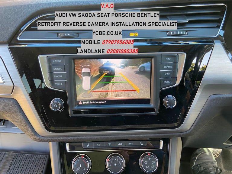 ORIGINAL REVERSE CAMERA INSTALLATION SPECIALIST VW SKODA SEAT AUDI PORSCHE 