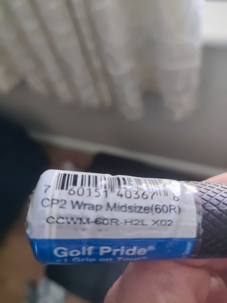 6 Golf Pride CP2 Wrap Midsize Grips