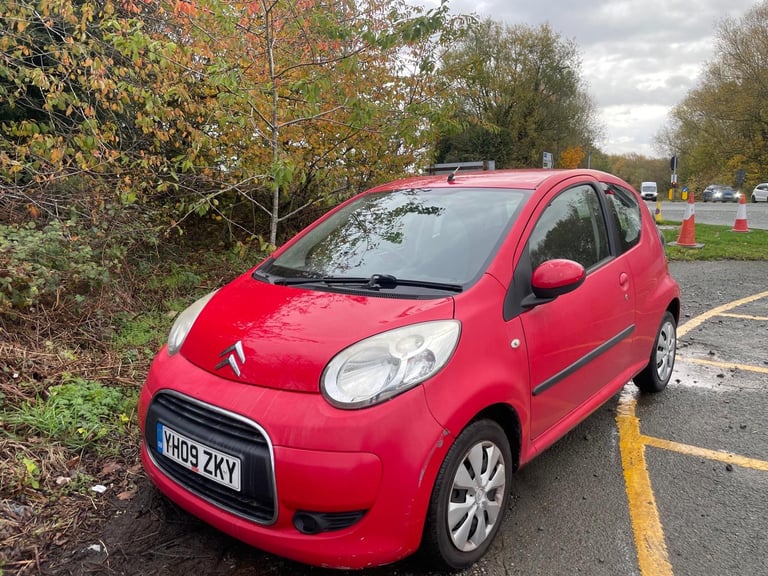 CITROEN C1 1.0 VTR 09 REG RED 3 DOOR MOT JANUARY 26TH 2026 TAX £20 LOW INSURANCE 60+MPG