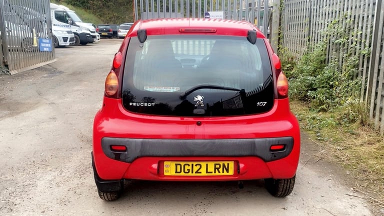 2012 Peugeot 107 1.0 Active 3dr HATCHBACK Petrol Manual