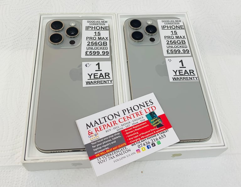 iPhone 15 Pro Max 256GB Unlocked 