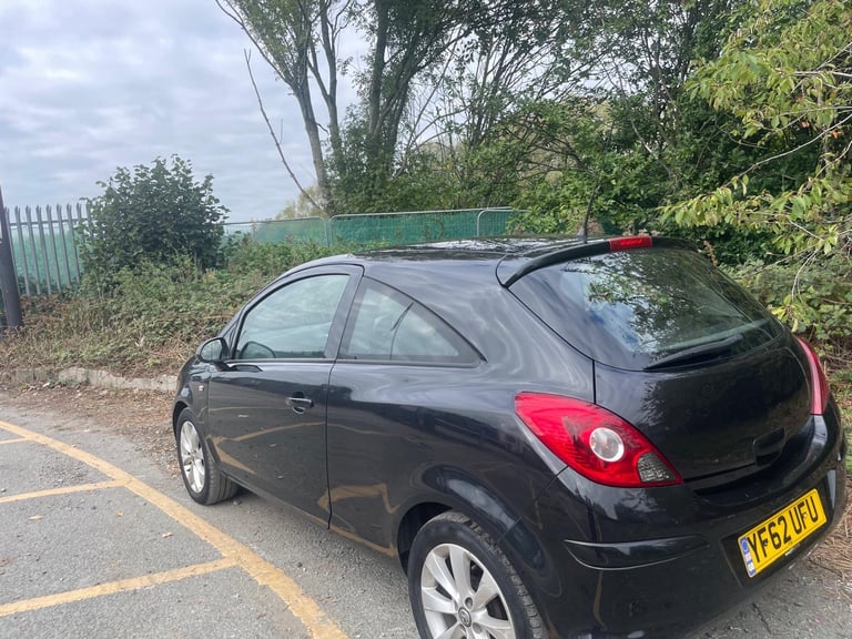 VAUXHALL CORSA 1.2 VVT ACTIVE 62 REG BLACK 3 DOOR MOT FEBRUARY 18TH 2026 SERVICE HISTORY 50+MPG