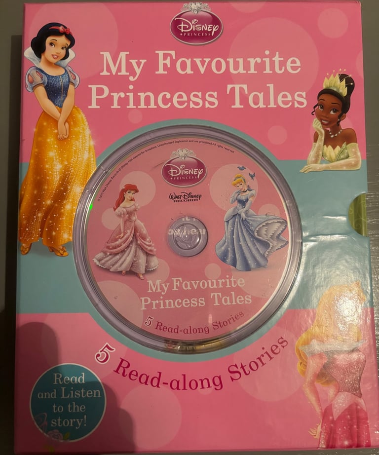 image for Disney Princess Read Along Story Book Set with DVD.
