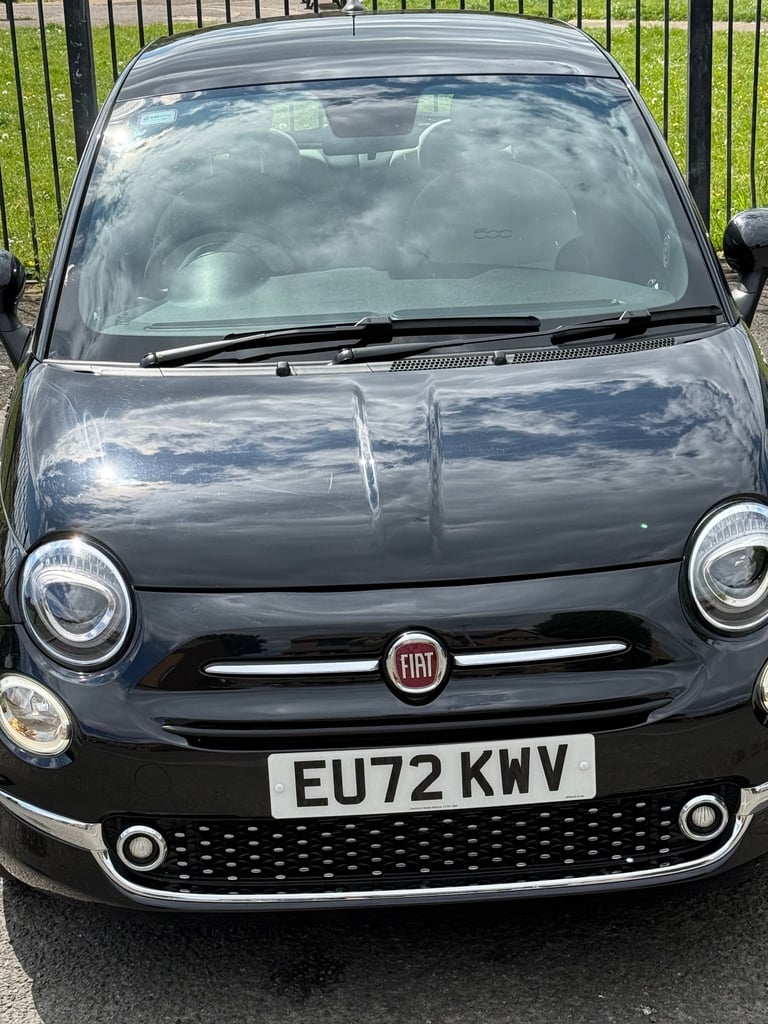 Fiat 500 hybrid, low mileage 72 reg 