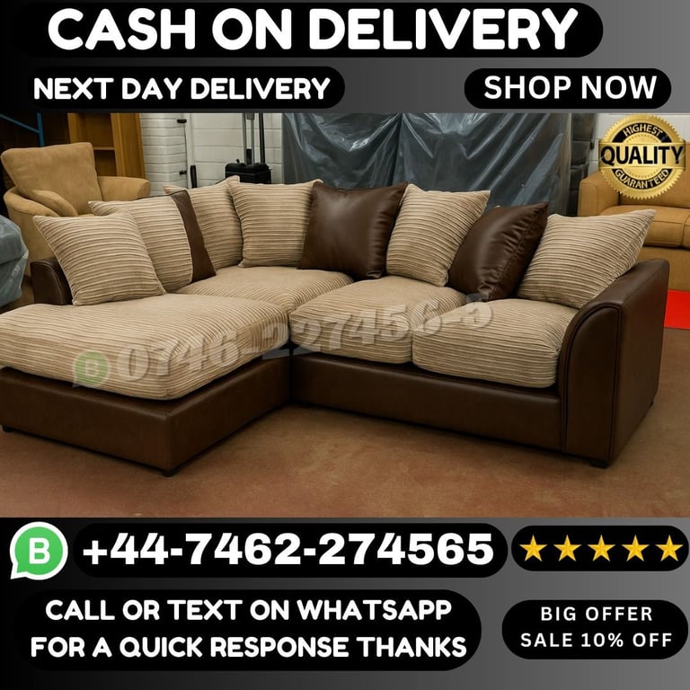 image for Byron Corner & 3+2 Seater Sofas Sale – Stylish Comfort at Unbeatable Prices!