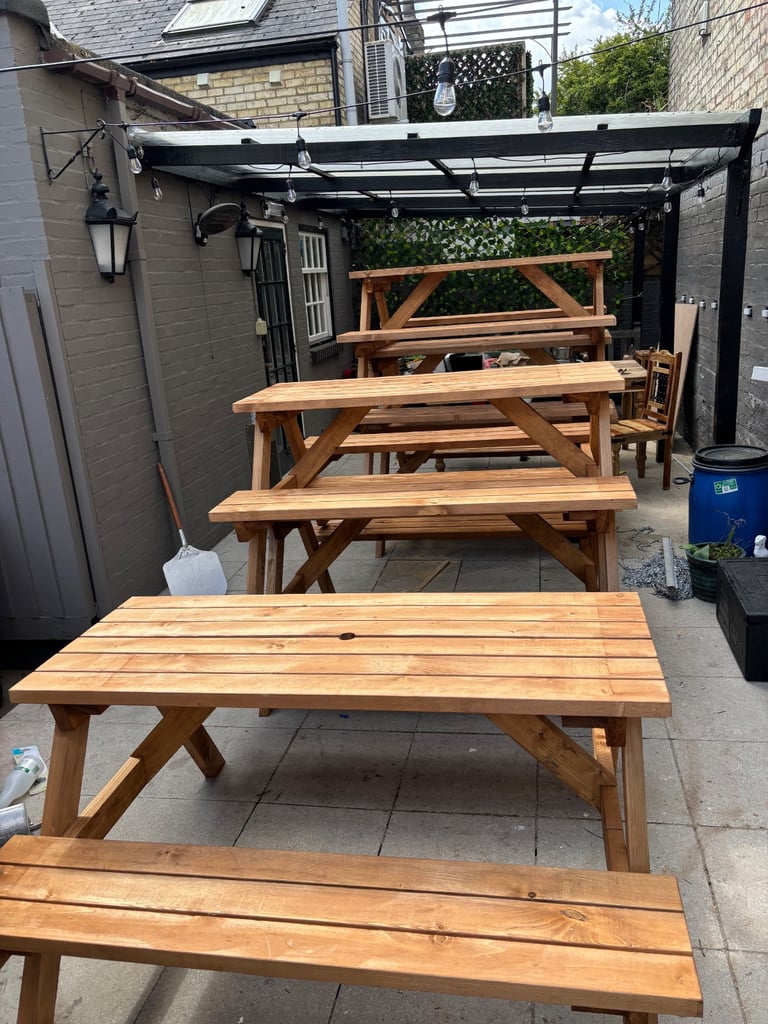 New Picnic Benches