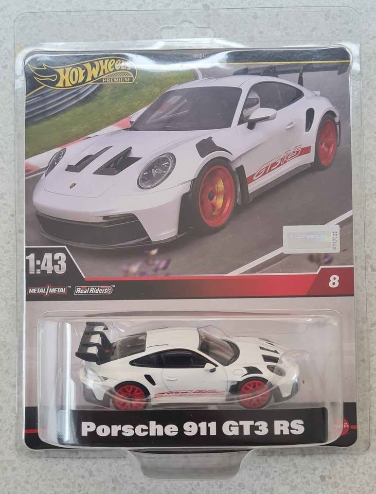 image for New Hot Wheels Premium 1:43 Scale Porsche 911 GT3 RS
