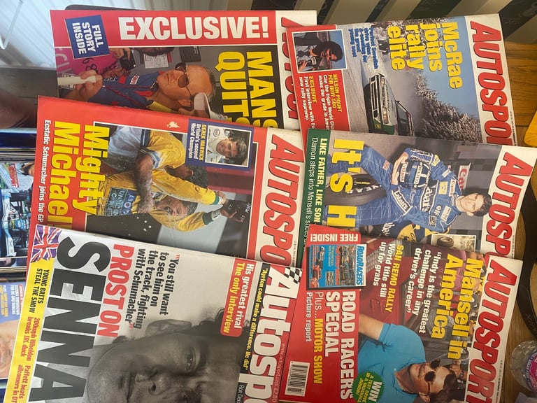 Autosport Magazines Bulk Job lot - over 350 copies. F1 90's onwards.