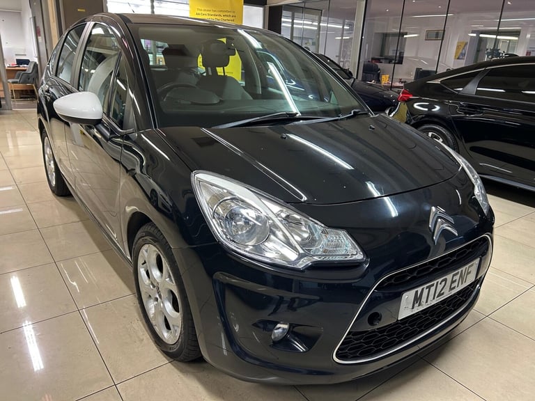 2012 Citroen C3 1.4i Black 5dr HATCHBACK PETROL Manual
