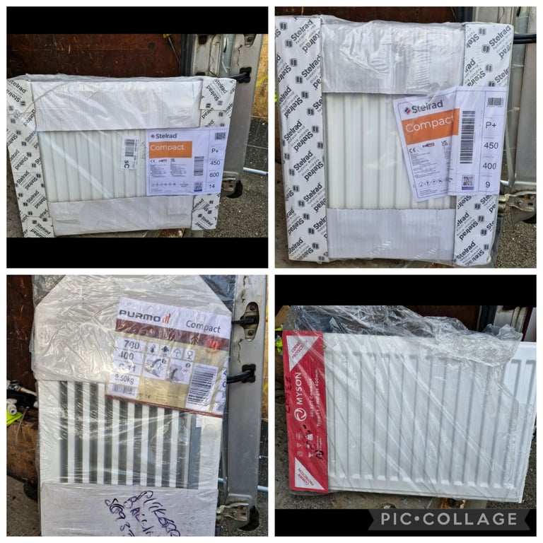 JOB LOT 30+ RADIATORS BRAND NEW VARIOUS MAKES/MODELS MYSON,CENTERAD,STELRAD