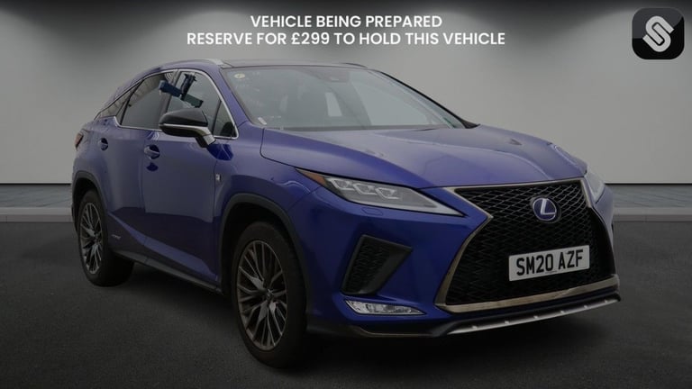 image for 2020 Lexus RX 3.5 450h V6 F Sport SUV 5dr Petrol Hybrid E-CVT 4WD Euro 6 (s/s) (313 ps) SUV Petro...