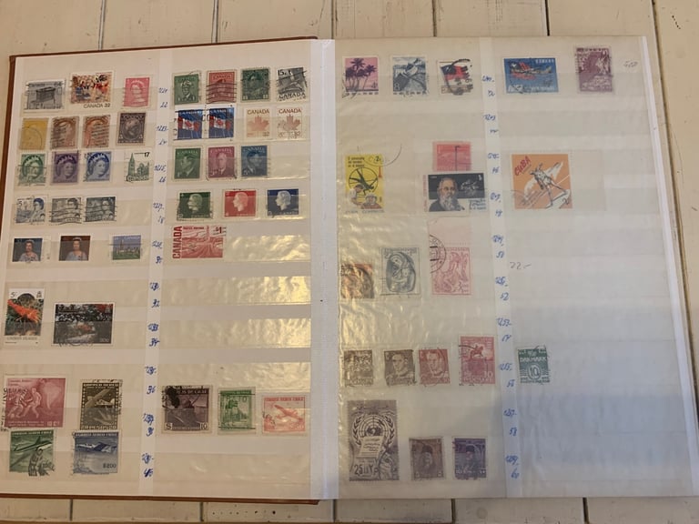 World stamps album 24 pages