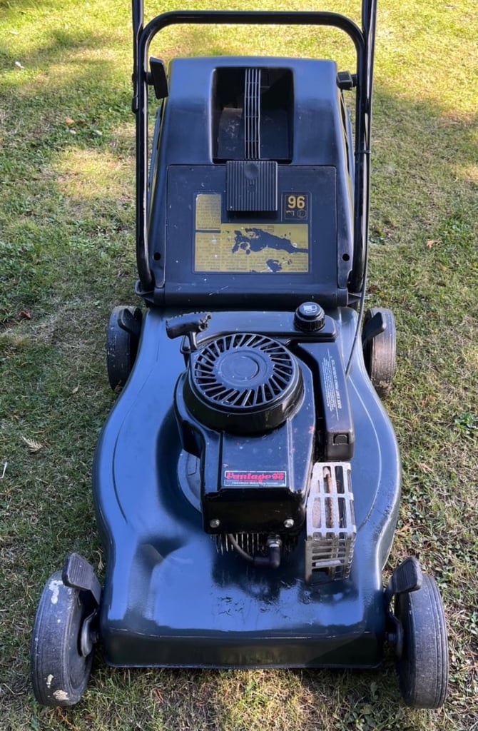 Alko petrol lawnmower VGC big 19”cut heavy gauge steel deck easy start mower serviced sharpened 