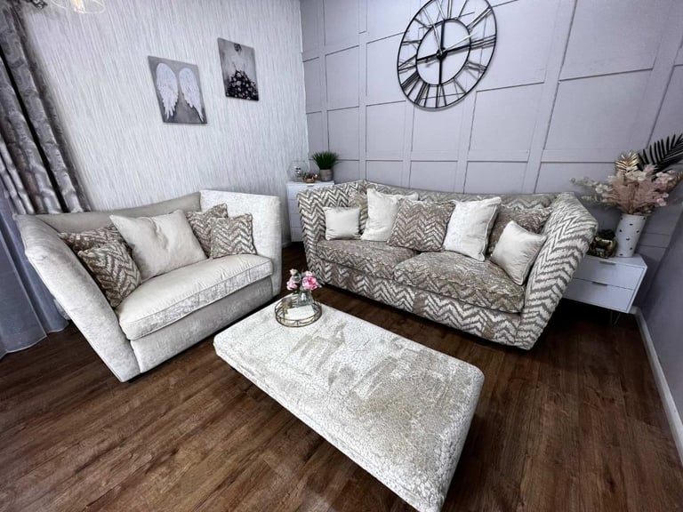 Sofology Cream 3 Piece Sofa Suite in Wishaw, North Lanarkshire Gumtree