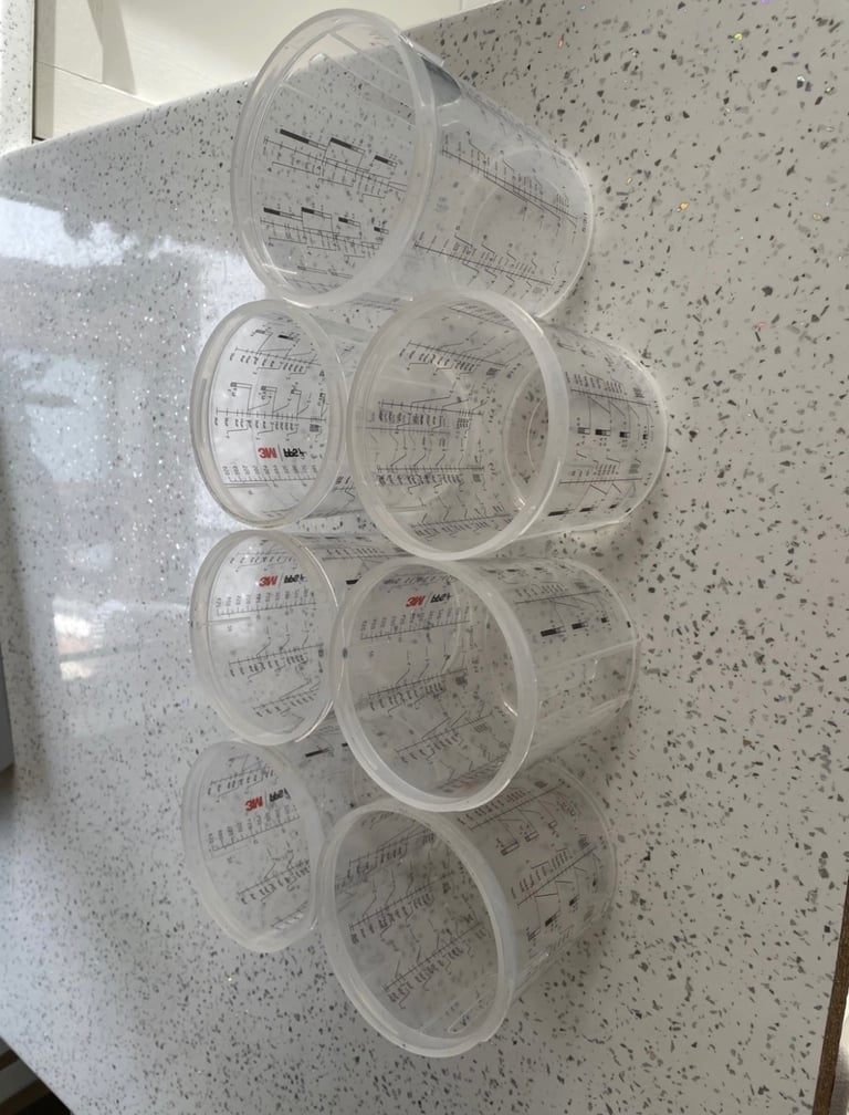 image for 3M 16001 paint mixing cups spray painting 