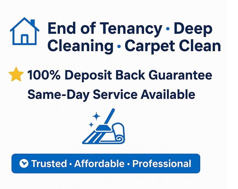 image for 💎 Professional End of Tenancy & Carpet Cleaning – Same-Day London