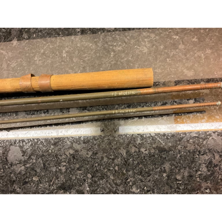 Rare vintage metal fishing rod Tank aerial? Copper?12’ appx - Offers