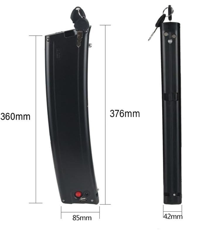 E-Bike Battery 36V 8.7ah 5 Pin Lithium Battery Pack for 36V 100W/250W/400W Motor