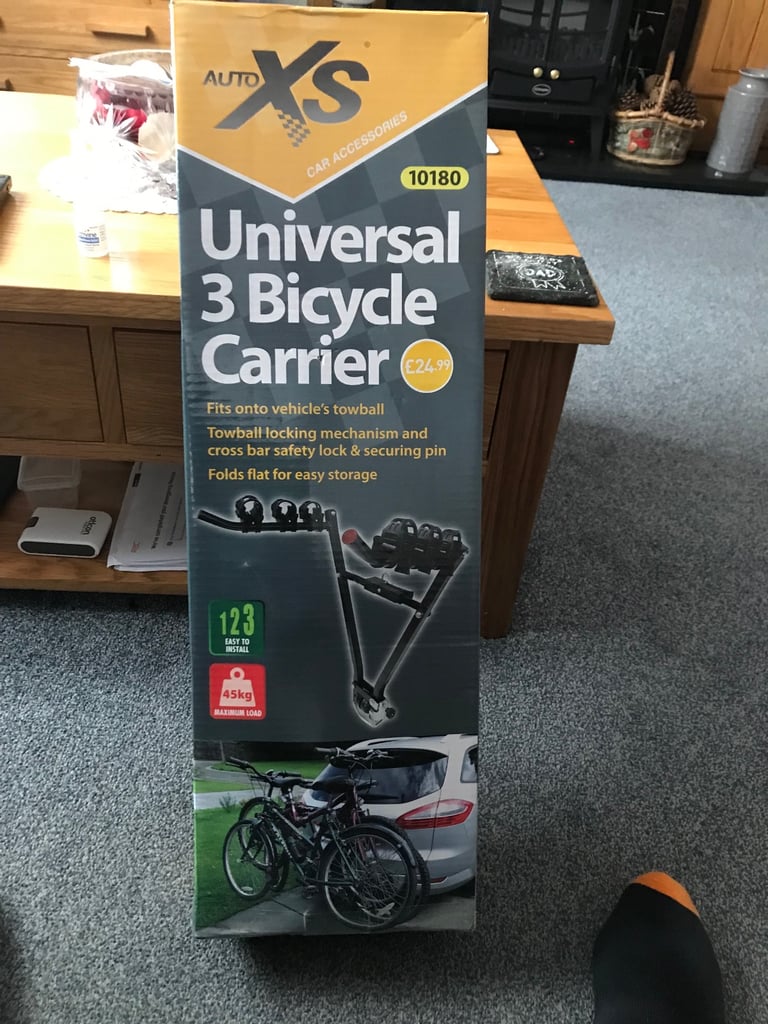 image for Universal 3 bicycle carrier NEW.