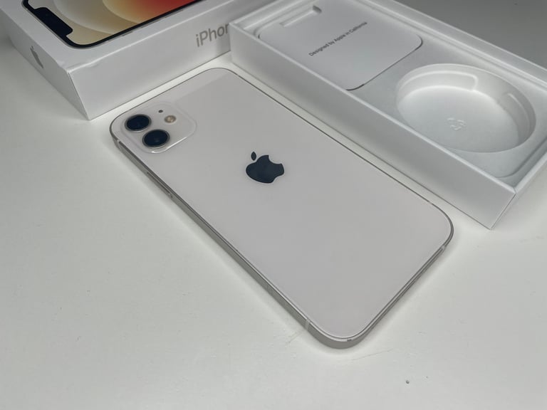 Unlocked iPhone 12 - White - Flawless - w/ box