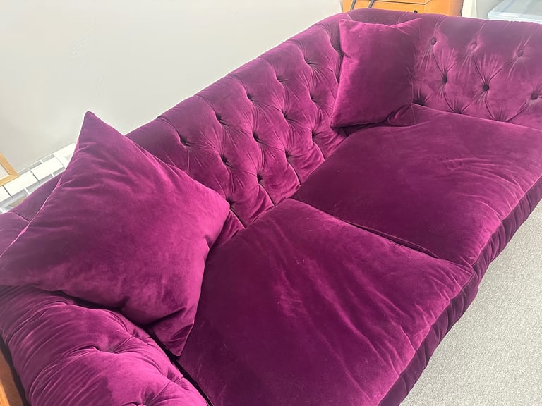 Purple Sofa 