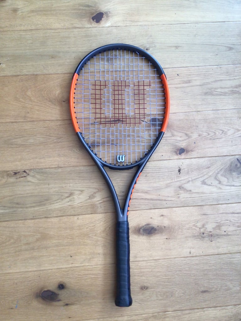 image for Wilson Burn 100 V2 Tennis Racket. Grip 2. Fresh Restring 