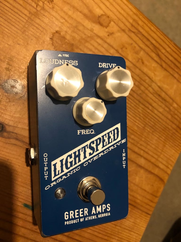 Greer Amps Lightspeed Organic Overdrive pedal