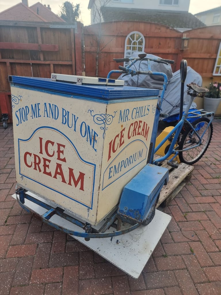 Vintage ice cream bike cycle trike