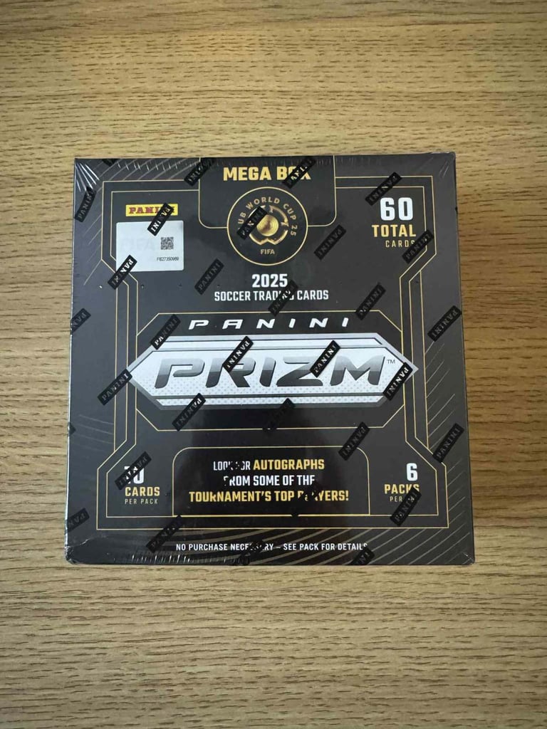 2025 Panini Prizm FIFA Club World Cup Soccer Mega Box