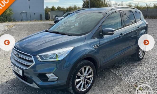 2019 Ford Kuga 2.0 TDCi EcoBlue Titanium Edition AWD Euro 6 (s/s) 5dr HATCHBACK Diesel Manual