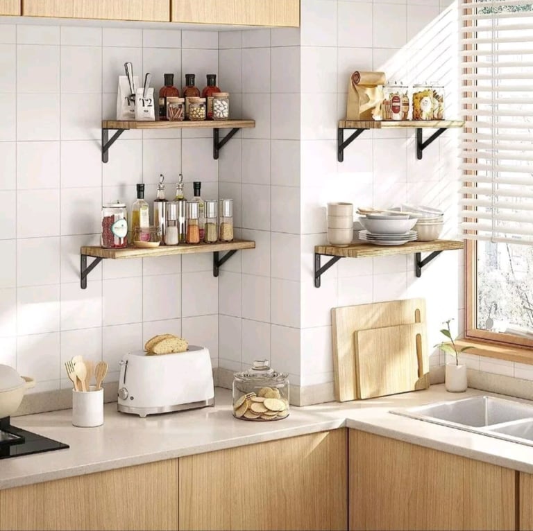 Floating Shelves 4Pcs