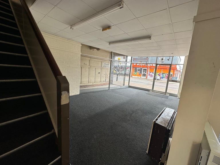 Shop/commercial property (+flat above separately)
