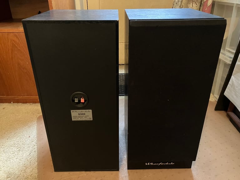 image for Wharfedale S500 100W loudspeakers in good working order.