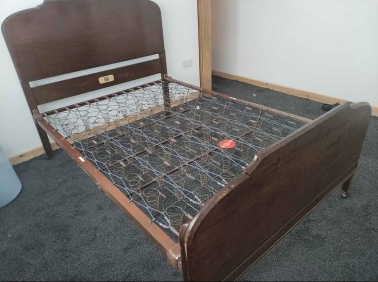 image for Antique Royalty vintage Mahogany double bed 