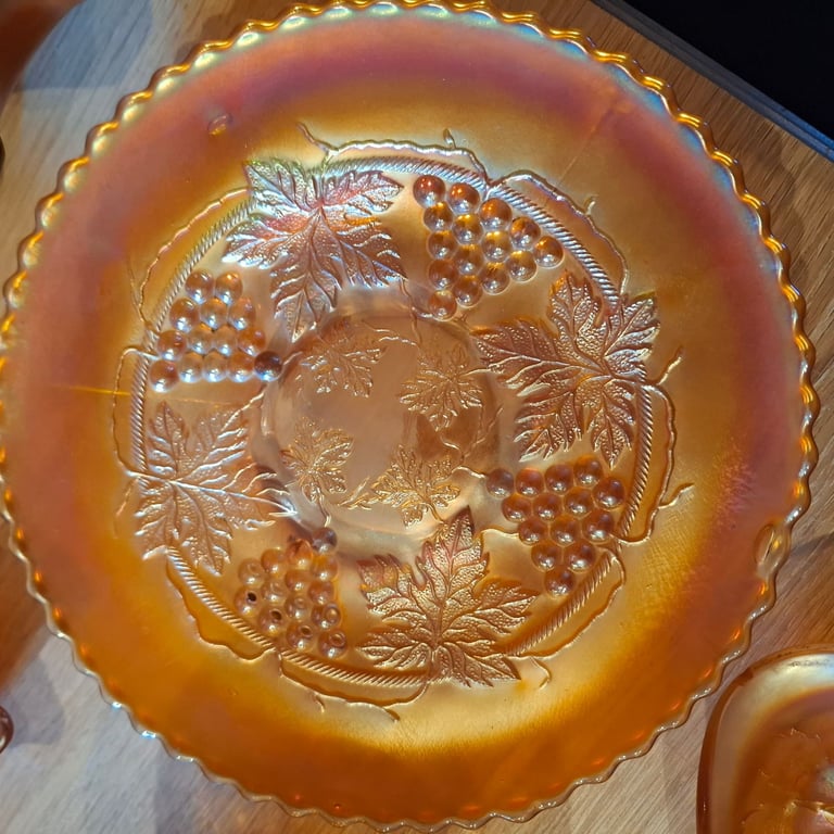 Carnival glass collection