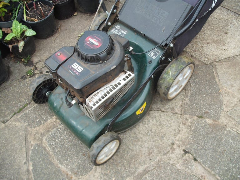 Petrol Mower (full working order) With Grass Collection Box