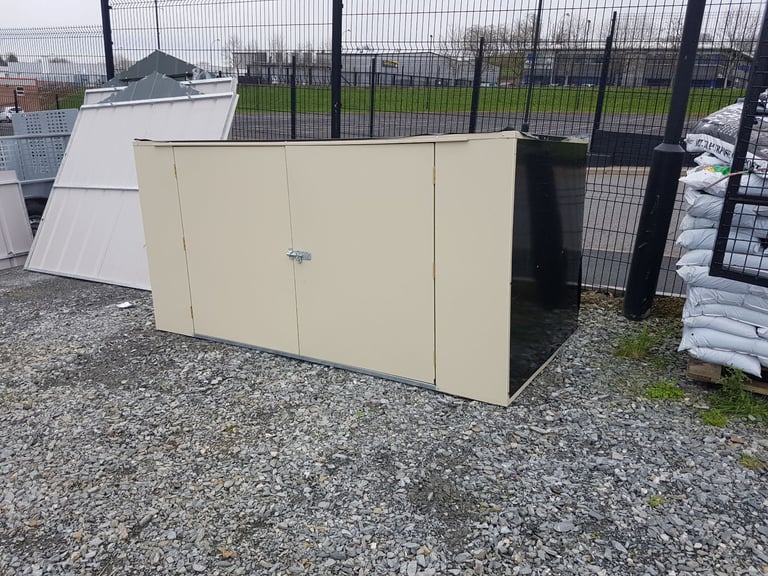 Steel storage boxes suitable building sites caravan parks gardens etc