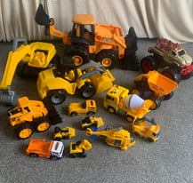 image for Cars trucks jcb toys bundle