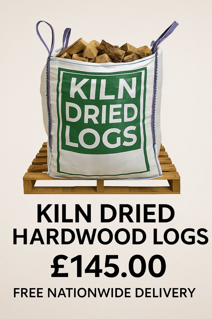 🔥 Premium Kiln Dried Hardwood Logs – Ready to Burn | FREE Nationwide Delivery!