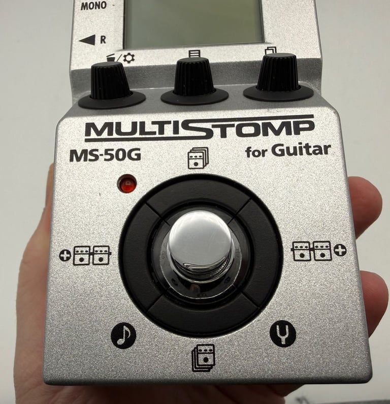 Zoom MS50G MultiStomp Multi Guitar Effect Pedal - Silver - Boxed - USED