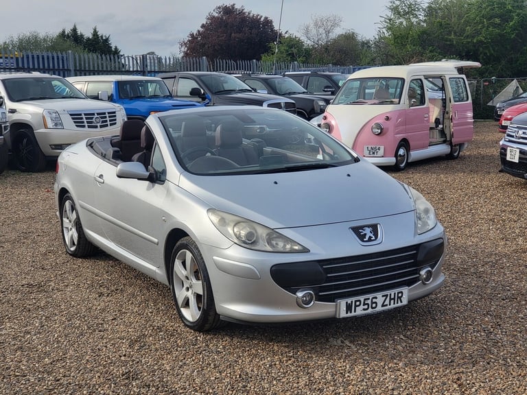 image for 2007 PEUGEOT 307 CC 2.0 HDi SPORT 2 DOOR HARD TOP CONVERTIBLE SILVER