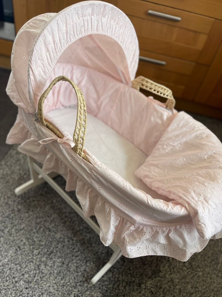 image for Baby girl Moses Basket