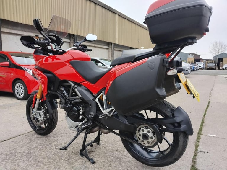 2011 11 DUCATI MULTISTRADA 1200 S TOURING TOURER LUGGAGE PANIERS ADVENTURE