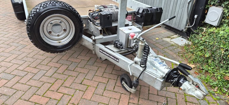 PLANT TRAILER CAR WESSEX MACHINE FARM TILT FLAT BED FREE IFOR WILLIAMS KEY RING