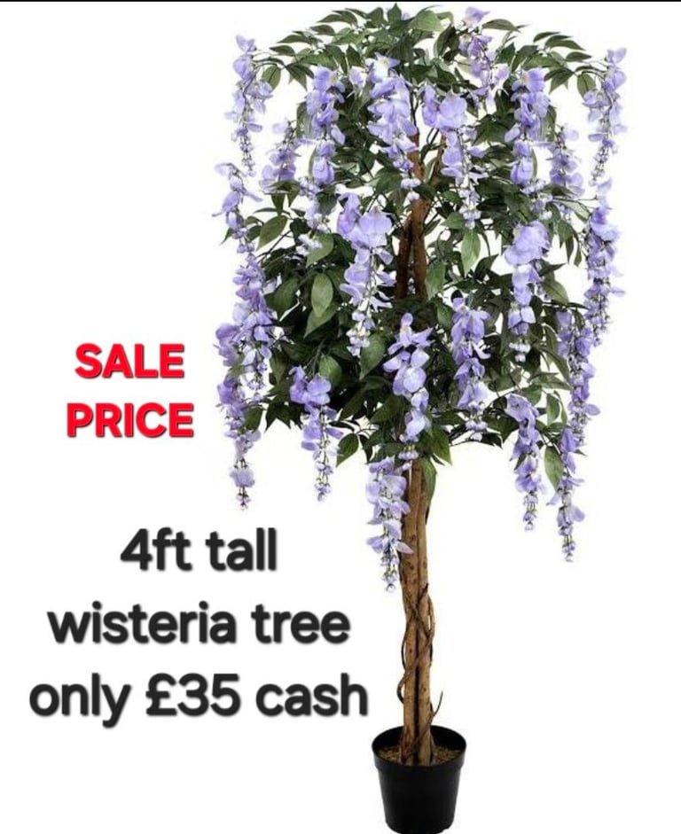 4ft tall artificial blossom trees