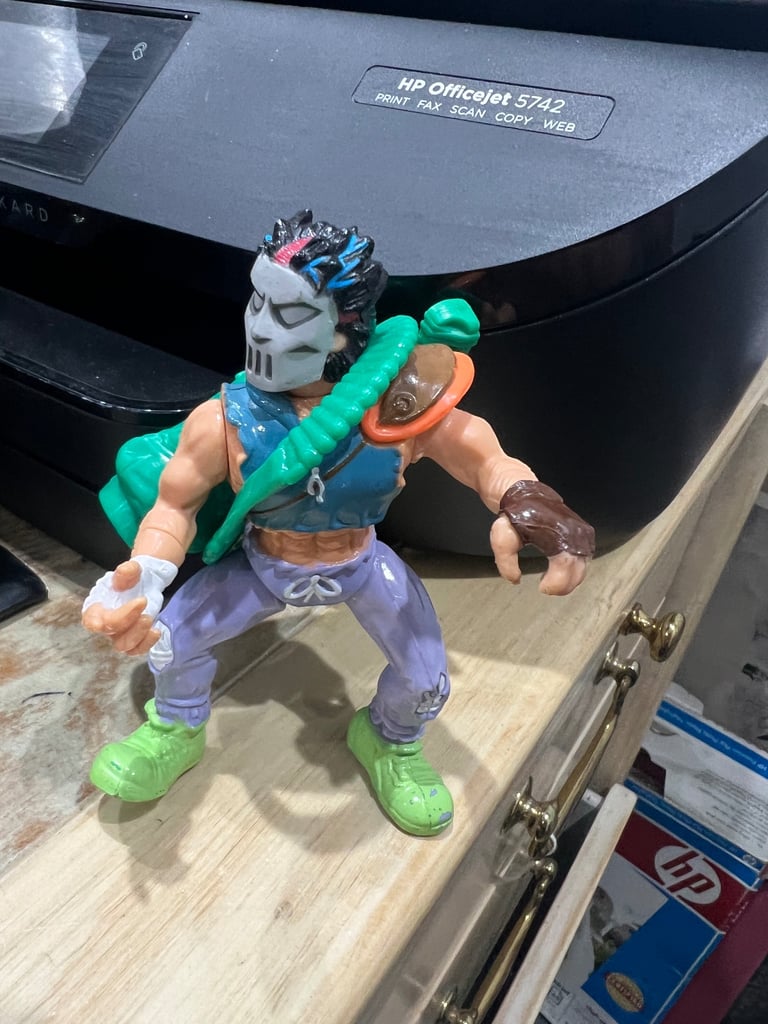 Teenage Mutant Ninja Turtles : Casey Jones - Vintage 4.5" Figure -1989 Complete