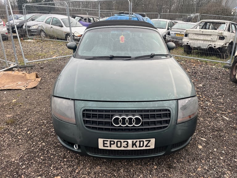 Audi tt mk1 convertible 1.8t 2003 green BREAKING FOR PARTS 