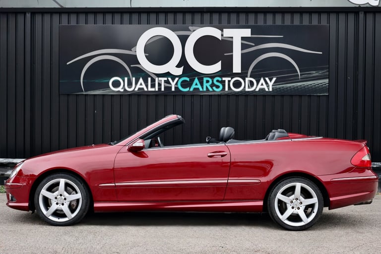 2009 Mercedes CLK 200K Automatic AMG Sport Convertible * Thulite Red + ULEZ *